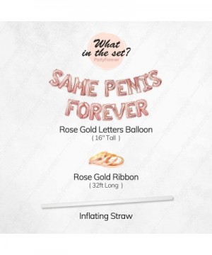 Bachelorette Party Balloons Rose Gold 16" Letters - Bachelorette Party Decorations Set - Hen Party Supplies - Bridal Shower H...