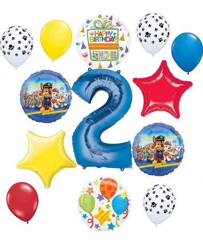 Paw Patrol Party Supplies Pups 2nd Birthday Balloon Bouquet Decorations - C619I6SAKDU $18.79 Balloons