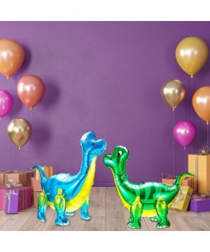 3 Pieces 3D Dinosaur Balloons Standing Dinosaur Balloons Foil Dinosaur Inflatable Balloons for Dinosaur Jungle Themed Birthda...