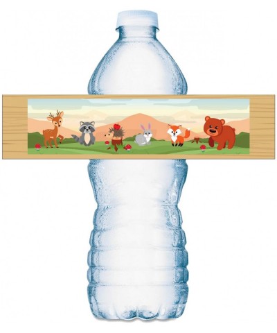 20 Forest Animals Water Bottle Labels Woodland Animals Waterproof Water Bottle Wrappers Its a Boy Water Bottle Stickers Label...