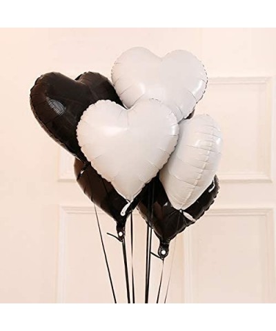 18 Inch White Heart Balloons Foil Balloons Mylar Balloons for Party Decoration- Pack of 20 - White - CV18LEH6755 $6.51 Balloons