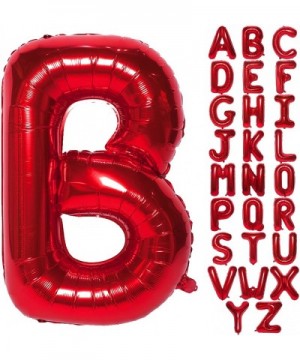 Letter Balloons 40 Inch Giant Jumbo Helium Foil Mylar for Party Decorations Red B - Letter B - CI19CD0MODH $4.99 Balloons