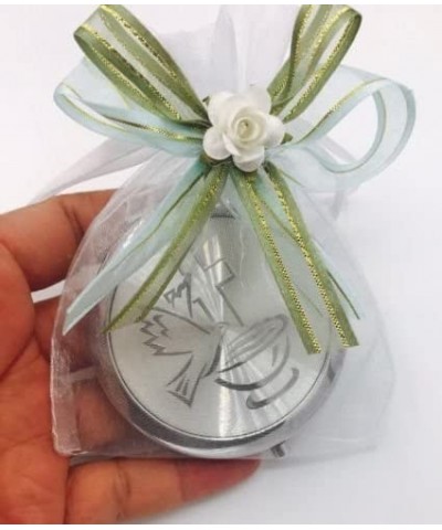 Bautizo Recuerdos. My Baptism Holy Spirit Silver Plate Mirror memories Party Favor Set (12) - C3182TEKZQ5 $14.92 Party Favors