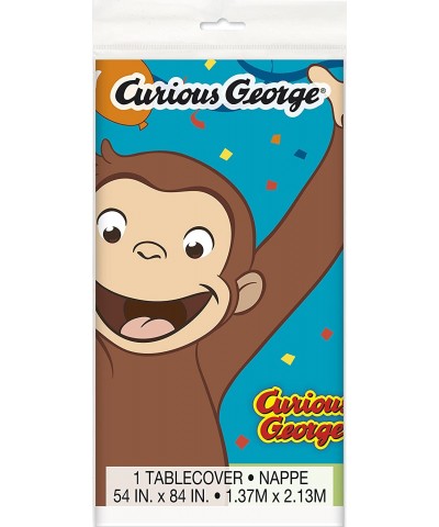 Curious George Themed Party Decorations - Includes Party Banner-Tablecloth and Ten 12" Balloons. - CF18U5ONS07 $6.25 Party Packs