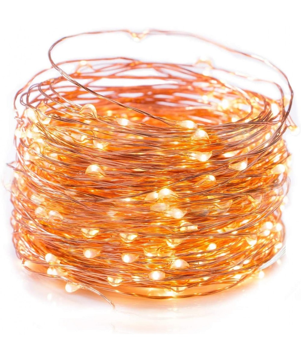 USB Fairy String Lights- 40FT 120LED Firefly String Lights- 8 Lighting Modes Twinkle Lights for Bedroom Halloween Christmas T...