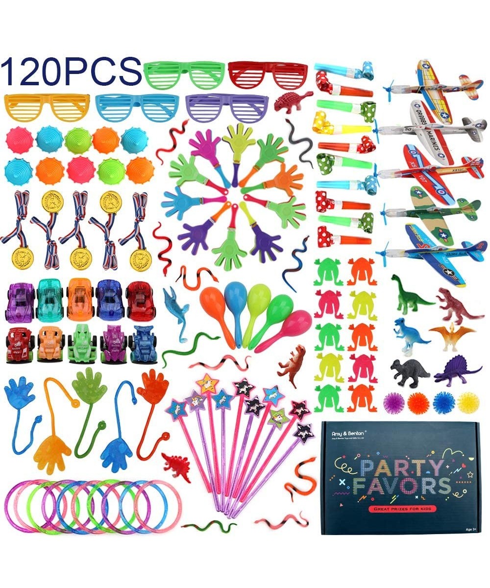 120PCS Prize Box Toys for Classroom Pinata Filler Toys for Kids Birthday Party Favors Assorted Carnival Prizes for Boys and G...
