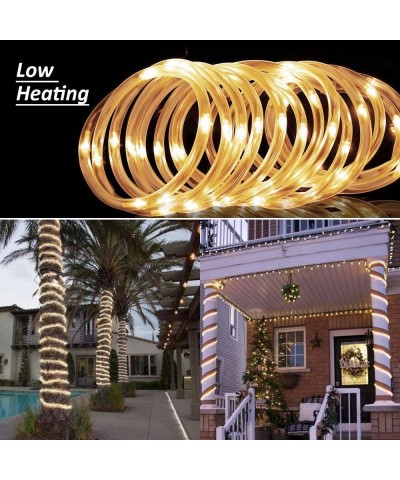 LED Rope Lights 120V Waterproof Connectable Led Strip Lights for Indoor Outdoor Rope Lights Waterproof Decorative Lighting Ba...