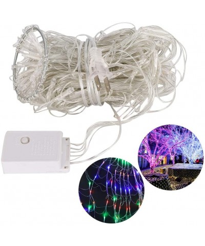 Colorful Decorative Net Lights- 160LED Outdoor Decoration Mesh Light- Waterproof for Christmas Window Display - CA19I2YNNZA $...