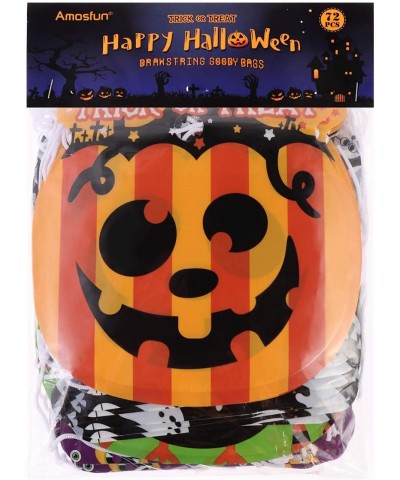 72PCS Halloween Drawstring Goody Bag Halloween Candy Bags Halloween Treat Bags for Kids Halloween Party Gift Sacks and Presen...