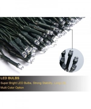Solar LED String Lights Outdoor- Warm White Christmas Lights- 200 LEDS 8 Modes 72ft with Dusk to Down Sensor for Xmas tree We...