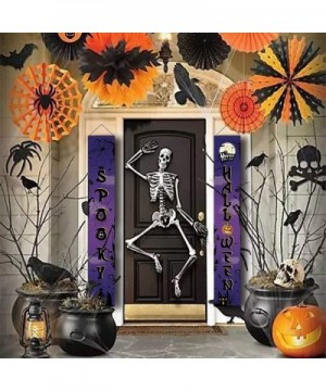 Halloween Outdoor Decoration Trick or Treat Banner Halloween Spooky Boo Banner Set for Front Door Home Decor - C318XSCQO7E $5...