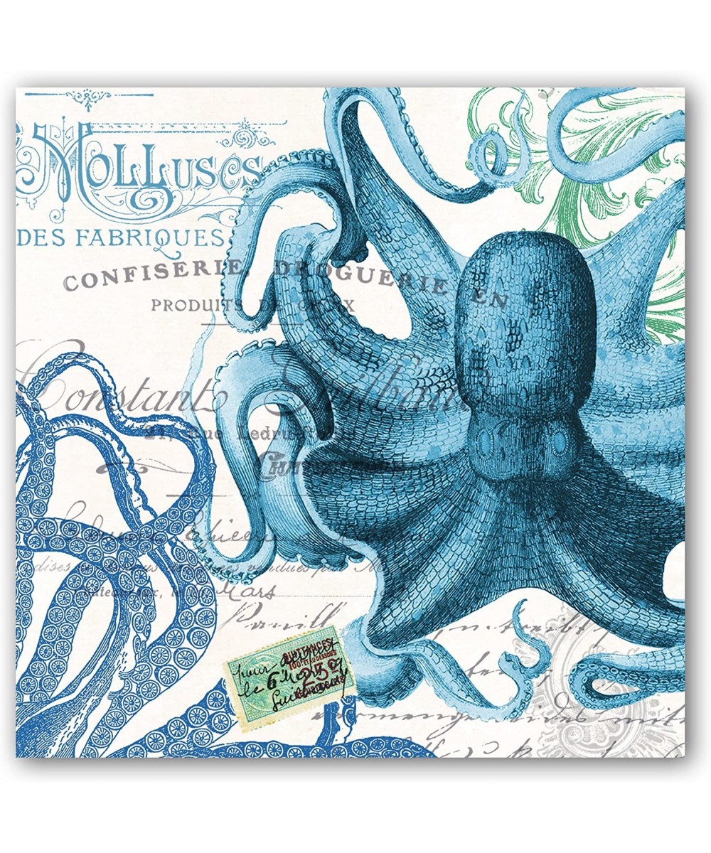 20-Count 3-Ply Paper Luncheon Napkins- Octopus - Octopus - C212C36930N $9.49 Tableware