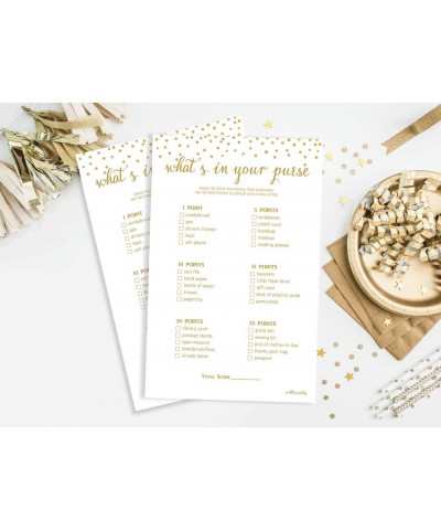 What's in Your Purse Game - Gold Confetti (50-Sheets) - CI12N5MY461 $7.36 Confetti