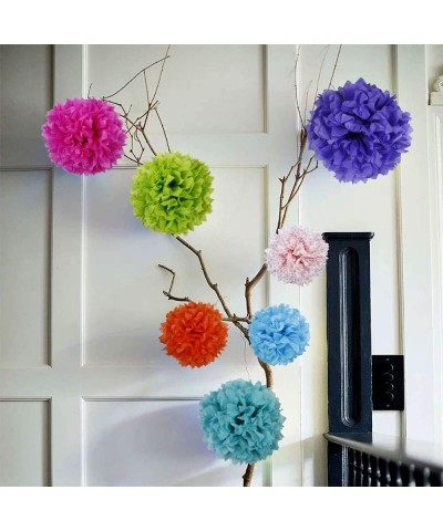 Tissue Paper Pom Poms Flower Party Hanging Paper Decoration for Party/Wall Backdrop Ceiling/Wedding/Birthday/Festival/Christm...