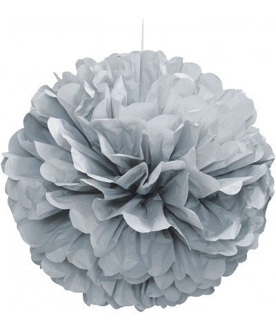 16" Silver Tissue Paper Pom Pom - Silver - CL11UUYFIMD $6.11 Tissue Pom Poms