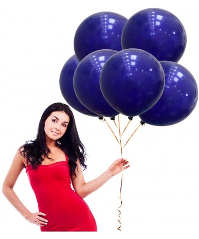 18 Inch Dark Blue Big Balloons 25 Pack Thick Latex Balloons Durable Party Balloon - Dark Blue - C519CMN8N3N $11.09 Balloons