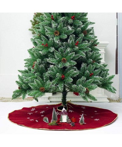 Christmas Tree Skirts for Xmas Gift Holiday Party Home Decorations - C218KODUQ3W $10.79 Tree Skirts