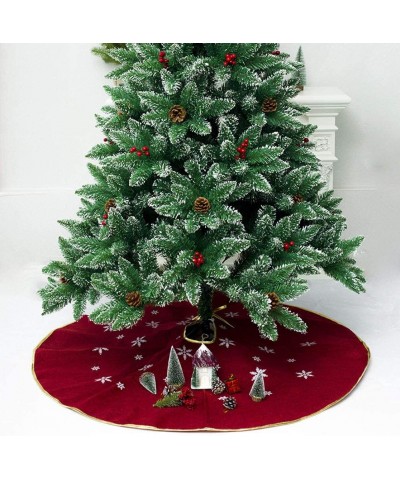 Christmas Tree Skirts for Xmas Gift Holiday Party Home Decorations - C218KODUQ3W $10.79 Tree Skirts