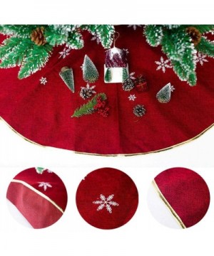 Christmas Tree Skirts for Xmas Gift Holiday Party Home Decorations - C218KODUQ3W $10.79 Tree Skirts