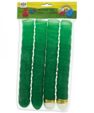 Set of 46 Green Plastic Eggs + 1 White Egg + 1 Golden Easter Egg - C818L6R90IS $11.11 Party Games & Activities