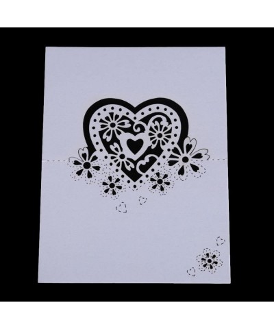 50pcs Wedding Party Table Name Place Cards Favor Decor Love Heart Laser Cut Design (White) - White - C211X87V9IL $15.50 Place...