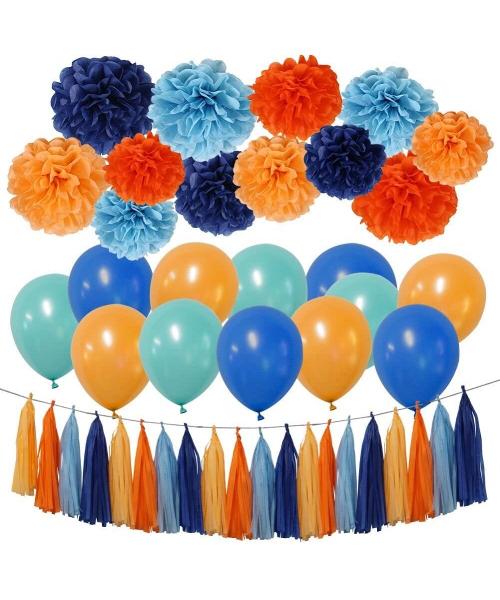 Party Decorations Kit - Tissue Paper Pom Poms- Tissue Paper Tassel- Balloons Party Supplies for Birthday- Bachelorette Party-...