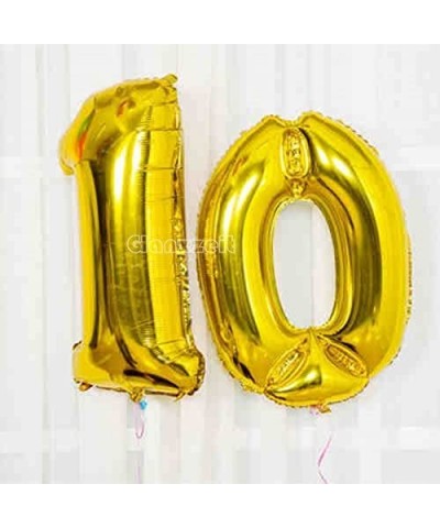 16 Inch Gold Balloons Decor Letters A to Z Numbers 0 to 9 for Wedding Prom Birthday Party (Number 8) - Number 8 - C617YGUHRU4...