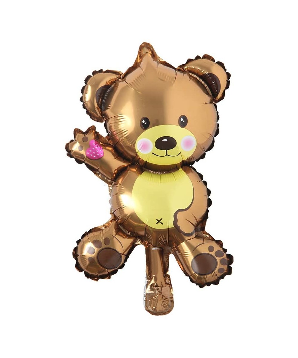 16 Inch Mini Cartoon Animal Bear Children's Toys Decoration Foil Balloons Birthday&Party Balloons Cute Helium Balloon (Mini B...