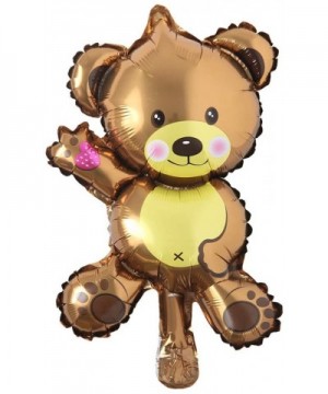 16 Inch Mini Cartoon Animal Bear Children's Toys Decoration Foil Balloons Birthday&Party Balloons Cute Helium Balloon (Mini B...