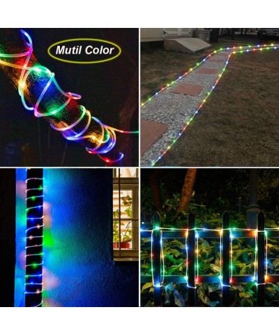 Rope Lights Outdoor- Connectable 66ft 336 LED Rope Lights with Remote&Timer- 8 Lighting Modes Waterproof Fairy String Lights ...