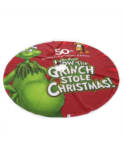 36 Inch How The Grinch Stole Christmas Christmas Tree Plush Skirt Xmas Tree Skirt Christmas Party Decorations Holiday Tree Or...