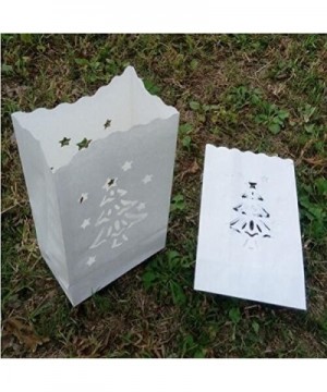 Christmas Tree Luminary Bag Candle Bag Light Holder for Home Outdoor Christmas Wedding Reception Holiday Party and Event Occa...