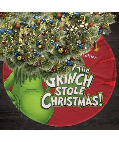 36 Inch How The Grinch Stole Christmas Christmas Tree Plush Skirt Xmas Tree Skirt Christmas Party Decorations Holiday Tree Or...