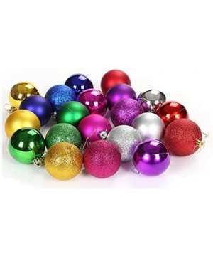 Christmas Ball Pendant- Decorative Shatterproof Christmas Tree Pendants Hanging 40mm Christmas Baubles Balls Ornaments Set- 2...