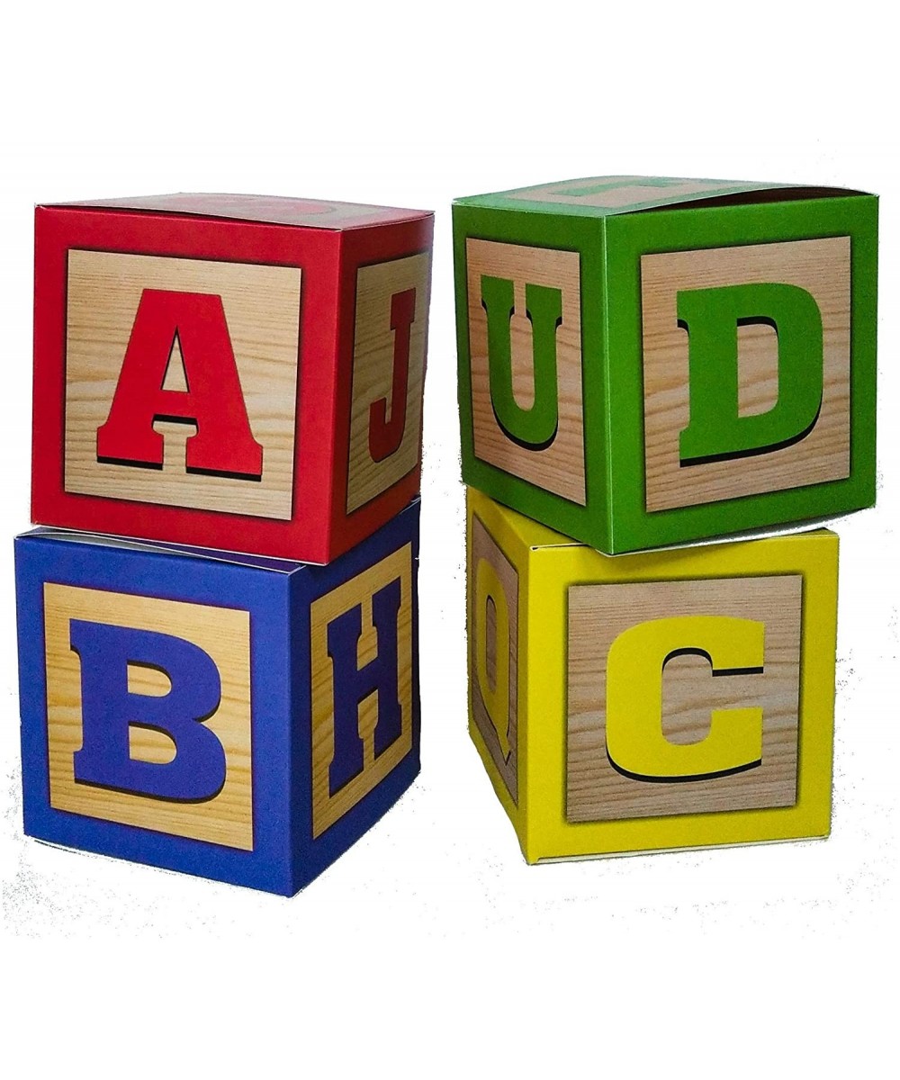 ABC Blocks Party Favor Boxes - CS18LZY2Y2I $14.55 Party Favors