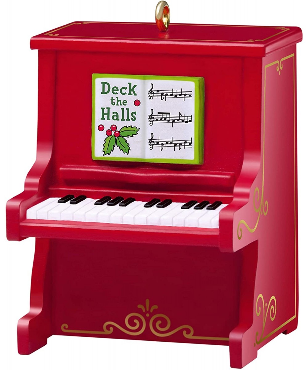 Christmas Ornament 2019 Year Dated Pint-Sized Musical Miniature- (Plays Deck The Halls Song)- 1.37"- Mini Piano - CG18OEH73RQ...