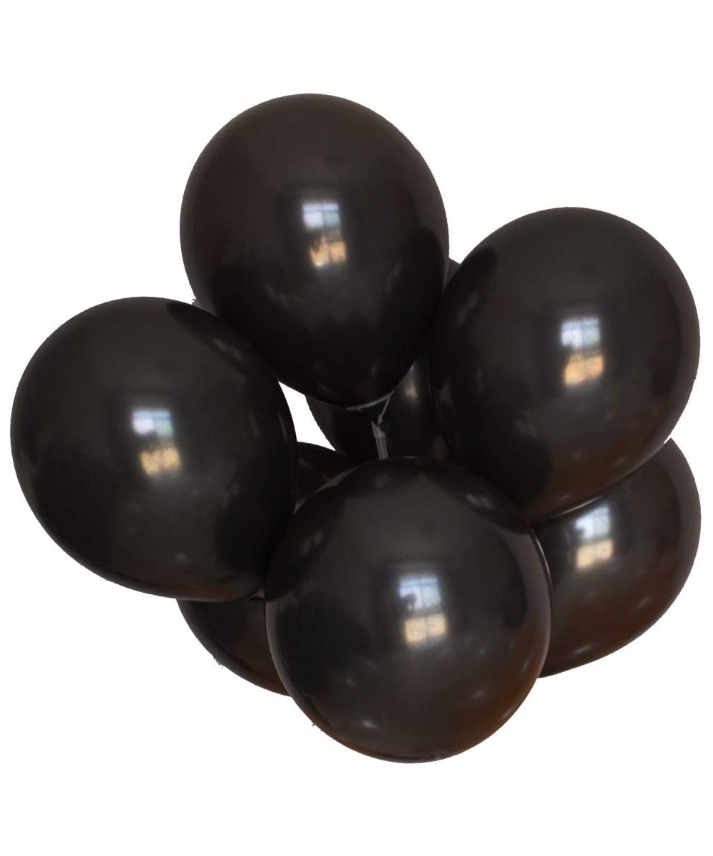 Balloon 12 inch Black Pearlized/Metallic Balloon for Party Decoration- 100 Pieces Packing (Black) - Blac - CR196Z9XHCZ $8.60 ...