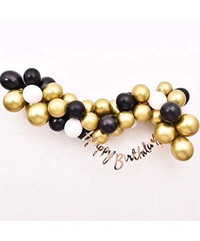 Balloon 12 inch Black Pearlized/Metallic Balloon for Party Decoration- 100 Pieces Packing (Black) - Blac - CR196Z9XHCZ $8.60 ...