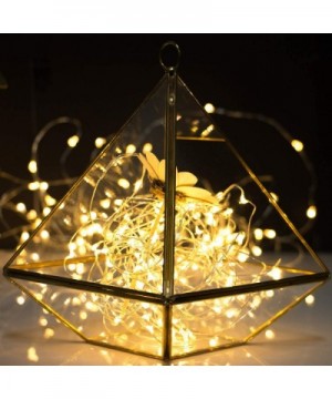 Fairy Lights- 40Ft 120 LED Waterproof Starry Firefly String Lights Plug in Silver Wire Perfect for Christmas Party DIY Weddin...