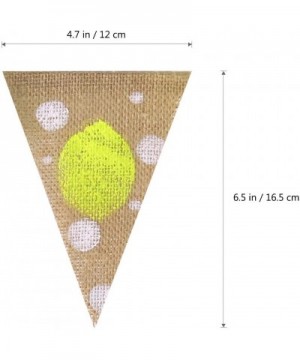 Lemon Theme Burlap Banner Party Banner Garland for Baby Shower Birthday Party Decoration - CM18SD5W86E $5.92 Banners