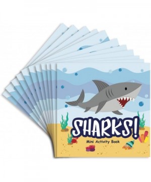 Shark Party Favors Mini Activity Book for Sharks Goodie Bags- 12 pack- 4.75 x 4.75 inches - CF18KOLTRE3 $9.06 Party Games & A...