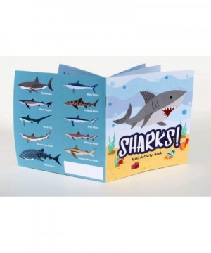 Shark Party Favors Mini Activity Book for Sharks Goodie Bags- 12 pack- 4.75 x 4.75 inches - CF18KOLTRE3 $9.06 Party Games & A...