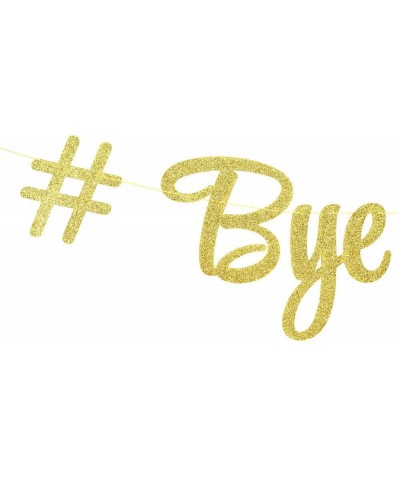 Bye Felicia Banner - Graduation/Farewell/Moving/Job Change Party Decorations Shiny Gold Gliter Paper Party Decoration - CK190...