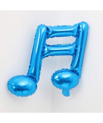 10Pcs Blue Music Note Foil Balloons Music Theme Party Decorations Music Birthday Decorations Rock Star Birthday Decorations R...