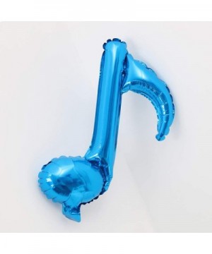 10Pcs Blue Music Note Foil Balloons Music Theme Party Decorations Music Birthday Decorations Rock Star Birthday Decorations R...