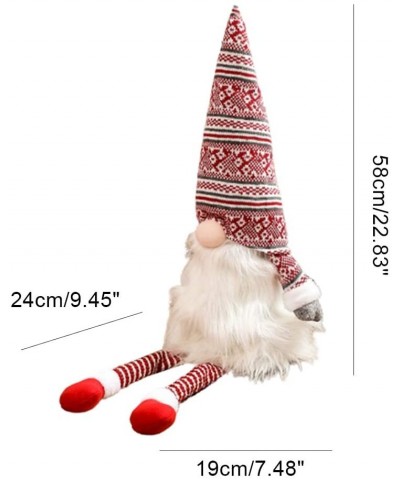 Gnome Christmas Tree Topper Swedish Tomte Gnome Christmas Ornaments Santa Gnomes Plush Scandinavian Christmas Decorations Hol...