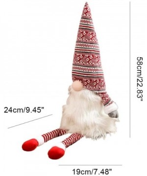 Gnome Christmas Tree Topper Swedish Tomte Gnome Christmas Ornaments Santa Gnomes Plush Scandinavian Christmas Decorations Hol...