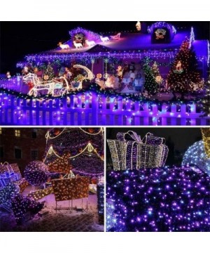 Battery Operated String Lights 72 Ft 200 LED Christmas Decorative Fairy Lights for Garden Patio Lawn Curtain Xmas Tree Party ...