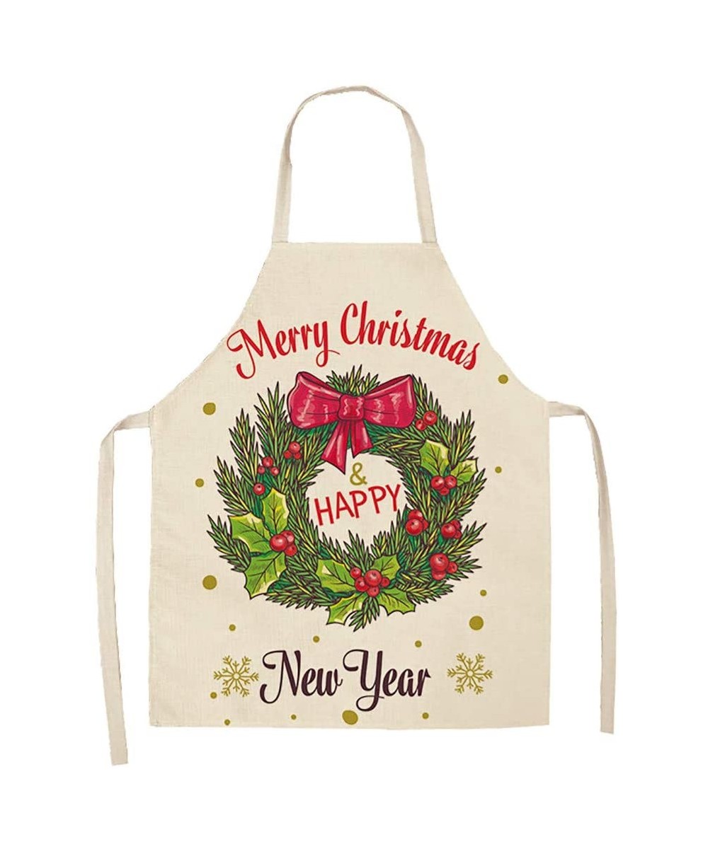 Christmas Christmas Personality Apron Bar Restaurant Waiter Christmas Decoration- Christmas Ornaments Advent Calendar Pillow ...