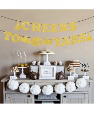 Cheers to 45 Years Banner Celebration 45 Years Old- 45th Birthday Hanging Bunthing Party Decorations - C018YSOMLI0 $6.17 Banners